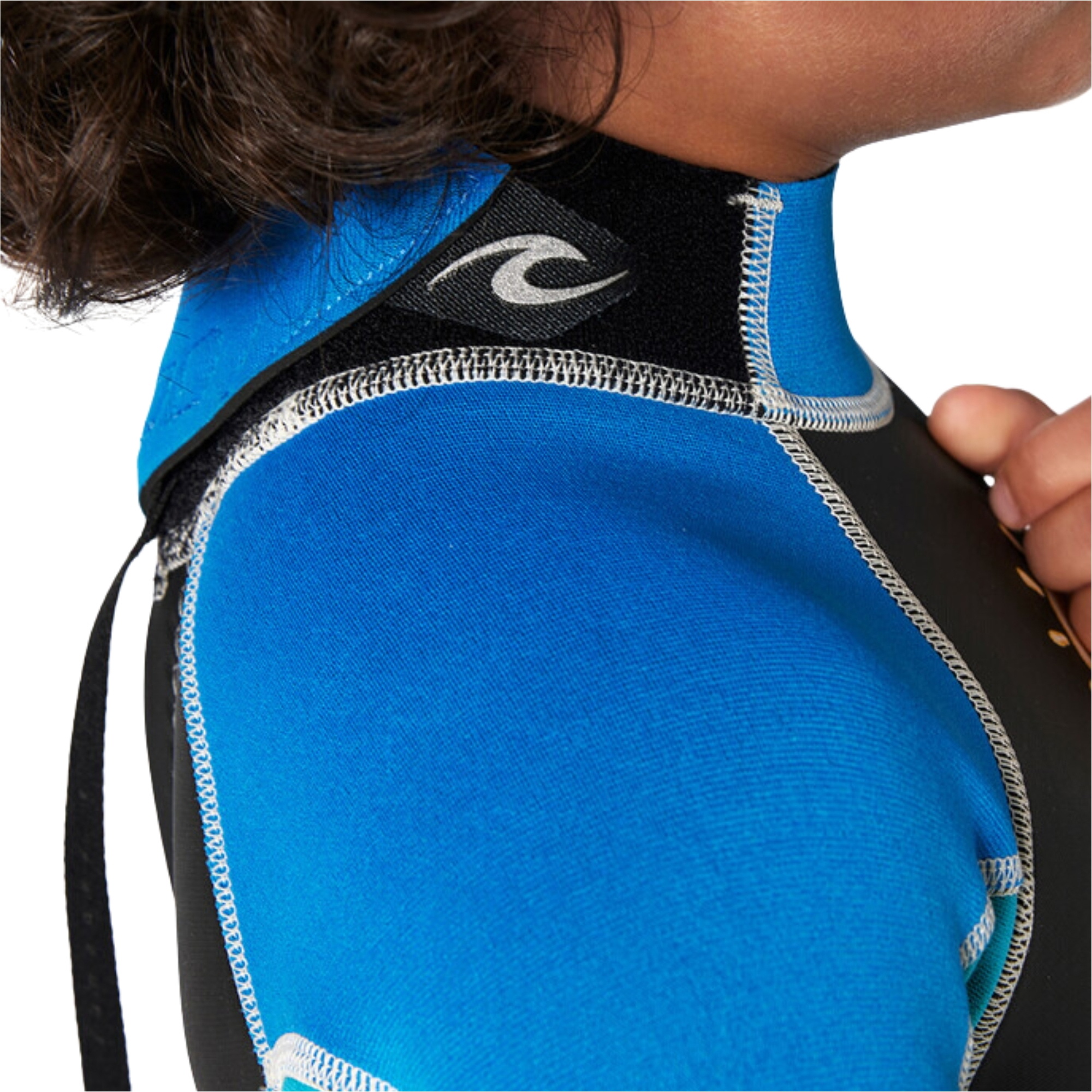 2026 Rip Curl Groms Omega 1.5mm Back Zip Easy On / Off Wetsuit 002TSP - Blue